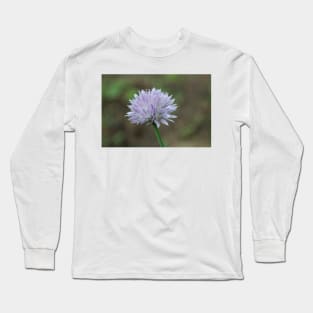 Green Onion Blossom Photographic Image Long Sleeve T-Shirt